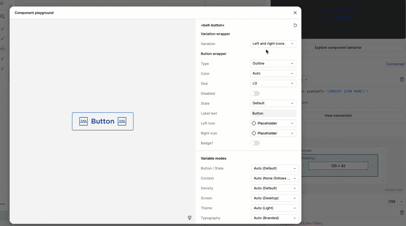 Thumbnail: Figma screenshot of component in playground mode.