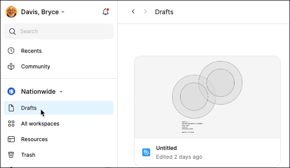 Thumbnail: Screenshot showing Figma dashboard with Drafts highlighted