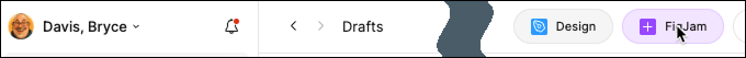 Thumbnail: Screenshot showing new Figjam button